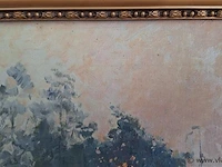Schilderij, gesigneerd, zie foto's - afbeelding 3 van  9