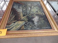 Schilderij getekend dekelver a - afbeelding 1 van  2