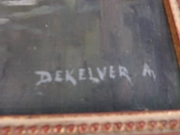 Schilderij getekend dekelver a - afbeelding 2 van  2