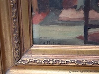 Schilderij getekend j a peeters - afbeelding 2 van  4