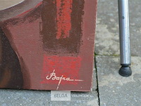 Schilderij getiteld "the chinese lady i" 100x50 cm - afbeelding 4 van  4