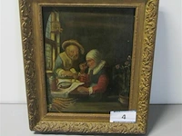 Schilderij gillet gilles 18 eeuwse koppel