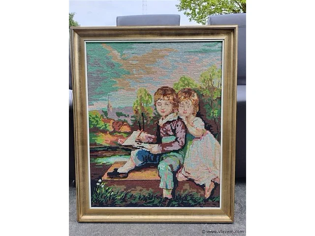 Schilderij gobelin - afbeelding 1 van  1