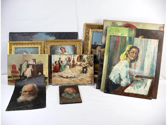 Schilderij gypsy (x10) - afbeelding 1 van  4