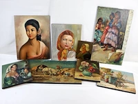 Schilderij gypsy (x8) - afbeelding 1 van  4