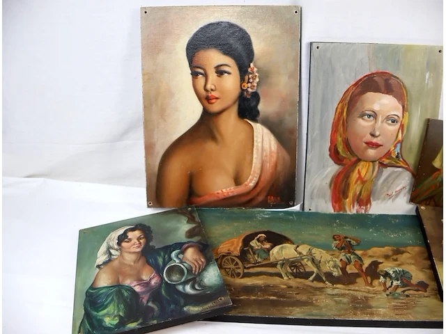 Schilderij gypsy (x8) - afbeelding 2 van  4