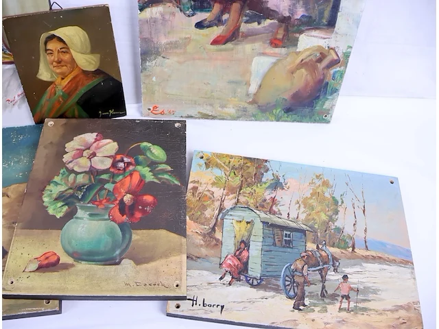 Schilderij gypsy (x8) - afbeelding 3 van  4