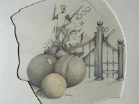 Schilderij 'het leven is van m'n ballen' - stijns tony - afbeelding 3 van  5