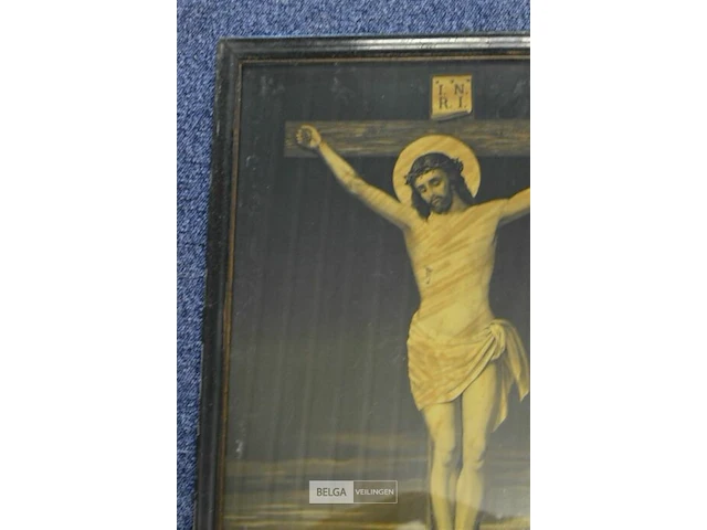 Schilderij "kruisiging" 54x43cm - afbeelding 3 van  5