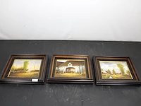 Schilderij landelijk (x3) - afbeelding 1 van  7