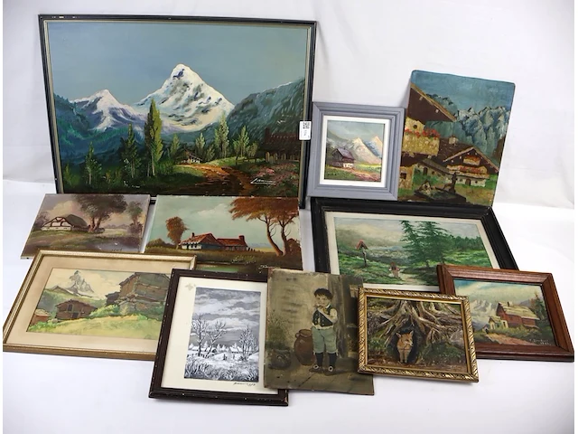 Schilderij landschap (x11) - afbeelding 1 van  5