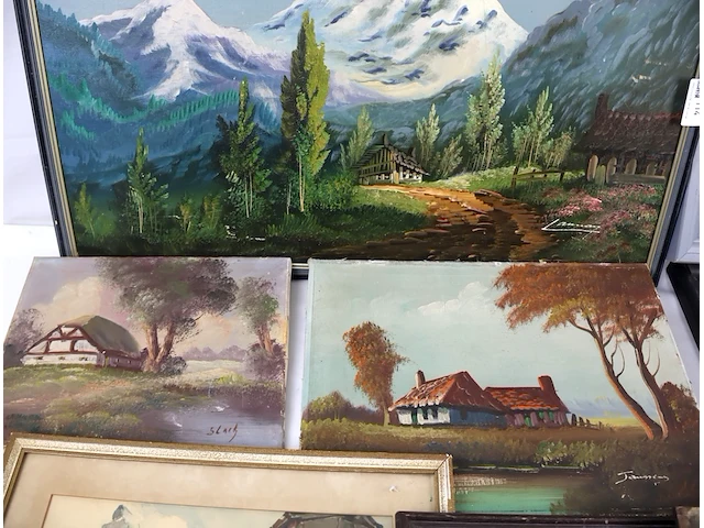 Schilderij landschap (x11) - afbeelding 2 van  5