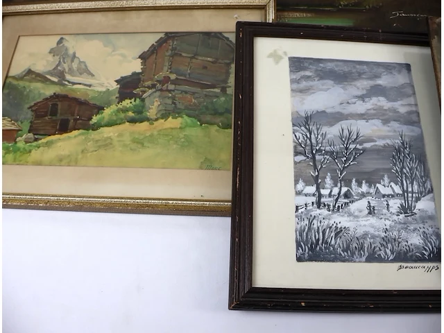 Schilderij landschap (x11) - afbeelding 3 van  5
