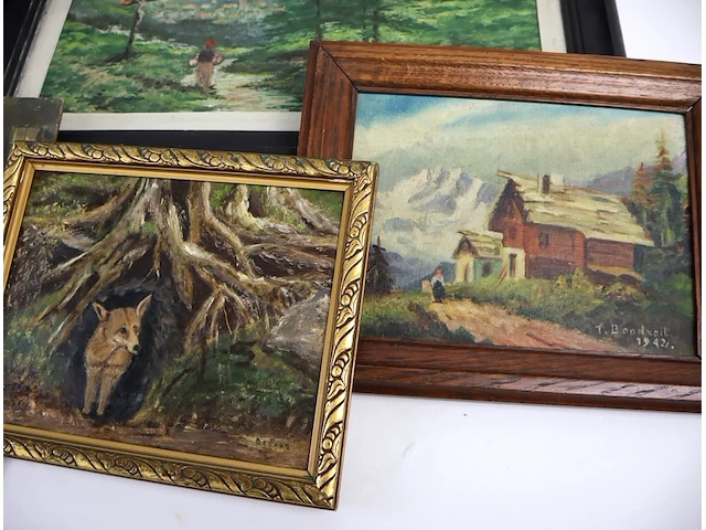 Schilderij landschap (x11) - afbeelding 4 van  5