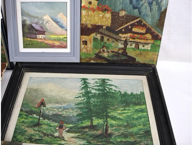 Schilderij landschap (x11) - afbeelding 5 van  5