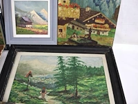 Schilderij landschap (x11) - afbeelding 5 van  5