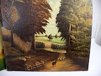 Schilderij landschap (x3) - afbeelding 2 van  7