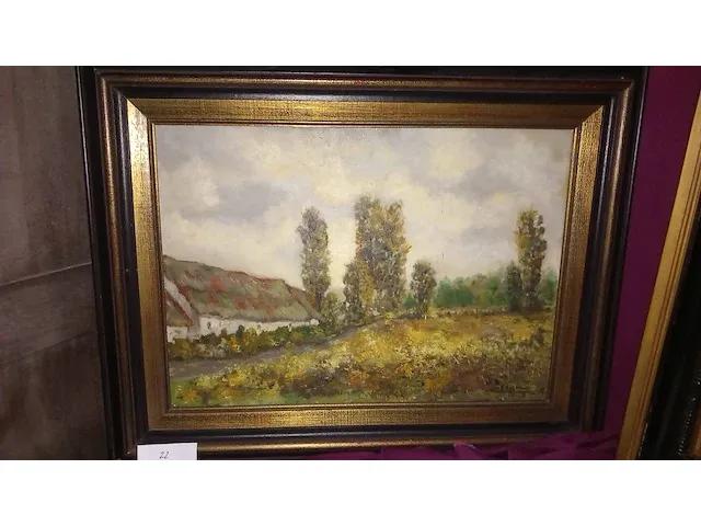 Schilderij landschap - afbeelding 1 van  1