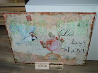 Schilderij (live, laugh, love) - afbeelding 1 van  3