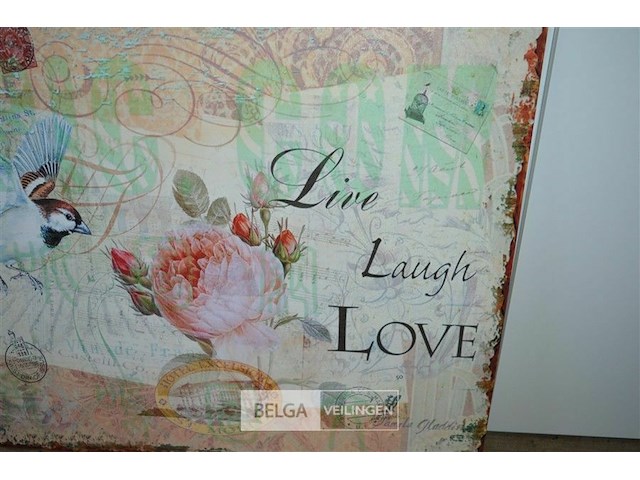 Schilderij (live, laugh, love) - afbeelding 2 van  3