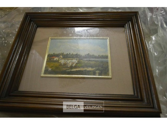 Schilderij marc fierens met certificaat 13x18 cm - afbeelding 2 van  4