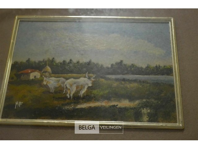 Schilderij marc fierens met certificaat 13x18 cm - afbeelding 3 van  4