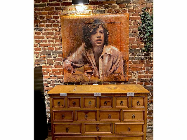 Schilderij 'mick jagger' - peter donkersloot - afbeelding 2 van  6