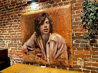 Schilderij 'mick jagger' - peter donkersloot - afbeelding 3 van  6