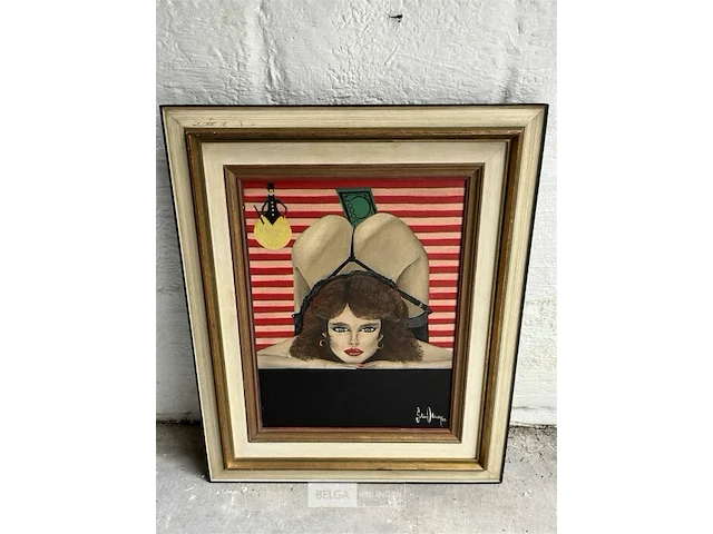 Schilderij naakt geld - - afbeelding 1 van  4
