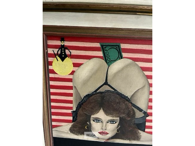 Schilderij naakt geld - - afbeelding 3 van  4