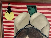 Schilderij naakt geld - - afbeelding 3 van  4