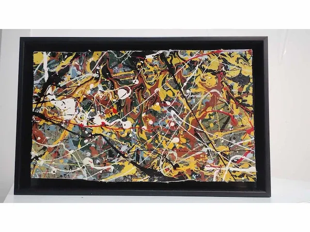 Schilderij naar jackson pollock - afbeelding 2 van  2