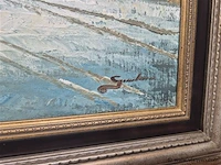 Schilderij olie op doek gesigneerd 122x82cm - afbeelding 4 van  4
