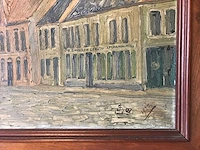 Schilderij oostrozebeke 1927. groot formaat. - afbeelding 4 van  26