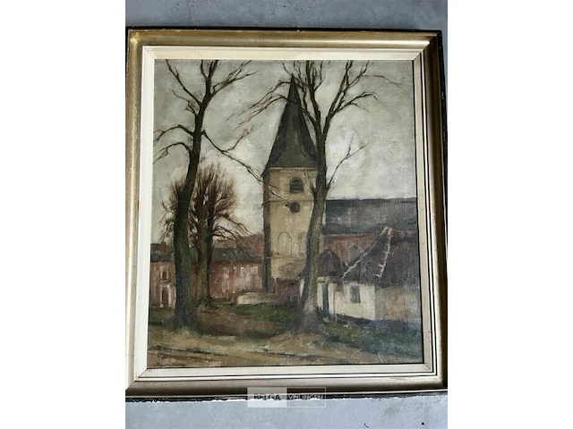Schilderij op doek - gesigneerd bevery - - afbeelding 1 van  4