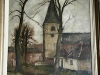 Schilderij op doek - gesigneerd bevery - - afbeelding 1 van  4