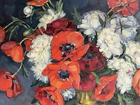 Schilderij op doek 'bloementafereel' - peeters - - afbeelding 3 van  5