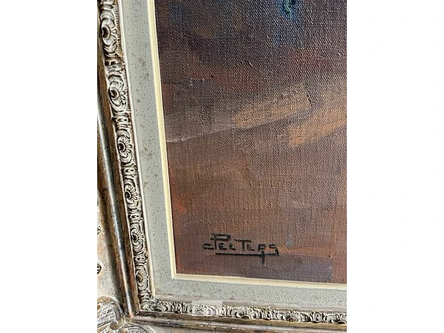 Schilderij op doek 'bloementafereel' - peeters - - afbeelding 4 van  5