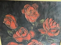 Schilderij op doek 'bloementafereel' rik leppens - - afbeelding 3 van  5