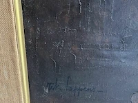 Schilderij op doek 'bloementafereel' rik leppens - - afbeelding 4 van  5