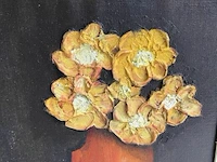 Schilderij op doek 'bloementafereel' rik leppens - - afbeelding 3 van  5