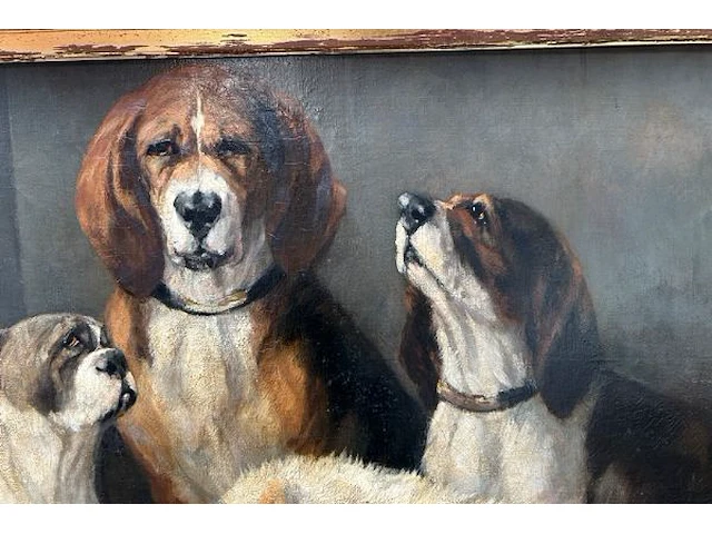 Schilderij op doek edmond van der meulen - afbeelding 6 van  11
