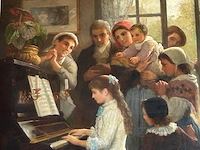 Schilderij op doek ernest michel