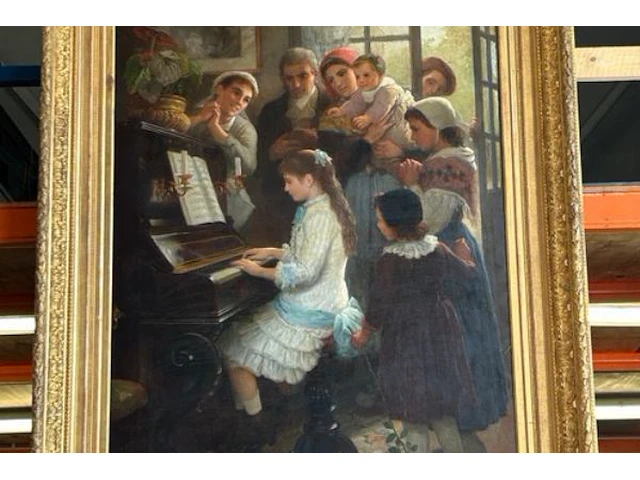 Schilderij op doek ernest michel - afbeelding 3 van  10