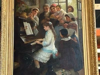 Schilderij op doek ernest michel - afbeelding 3 van  10