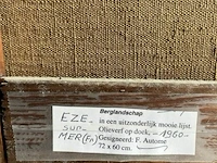 Schilderij op doek 'eze sur mer' - f.autome - - afbeelding 7 van  7