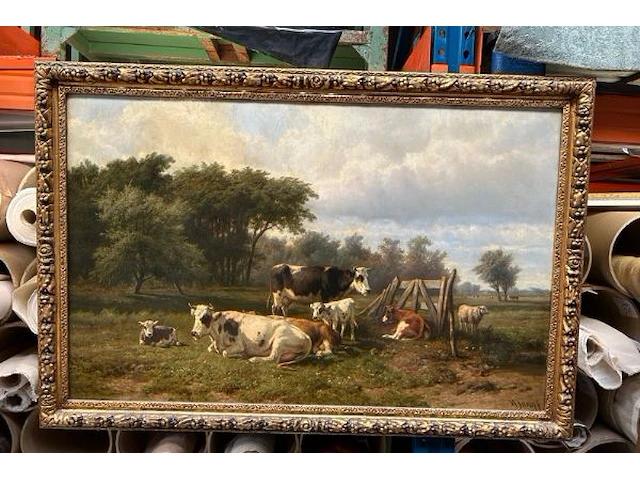 Schilderij op doek hendrik savrij - afbeelding 4 van  11