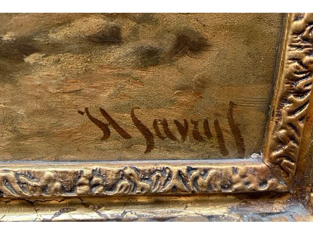 Schilderij op doek hendrik savrij - afbeelding 10 van  11