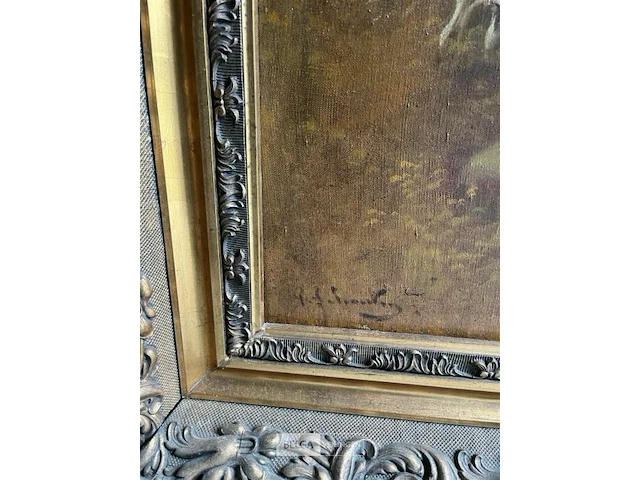 Schilderij op doek 'jachtafereel' - paul schouten - - afbeelding 5 van  7