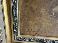 Schilderij op doek 'jachtafereel' - paul schouten - - afbeelding 5 van  7